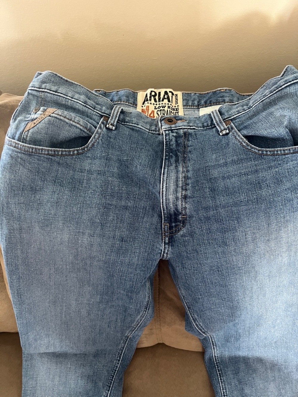 Ariat Men's Straight Jeans in Light Blue